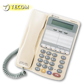 【TECOM 東訊】6鍵顯示型話機 SD-7706E